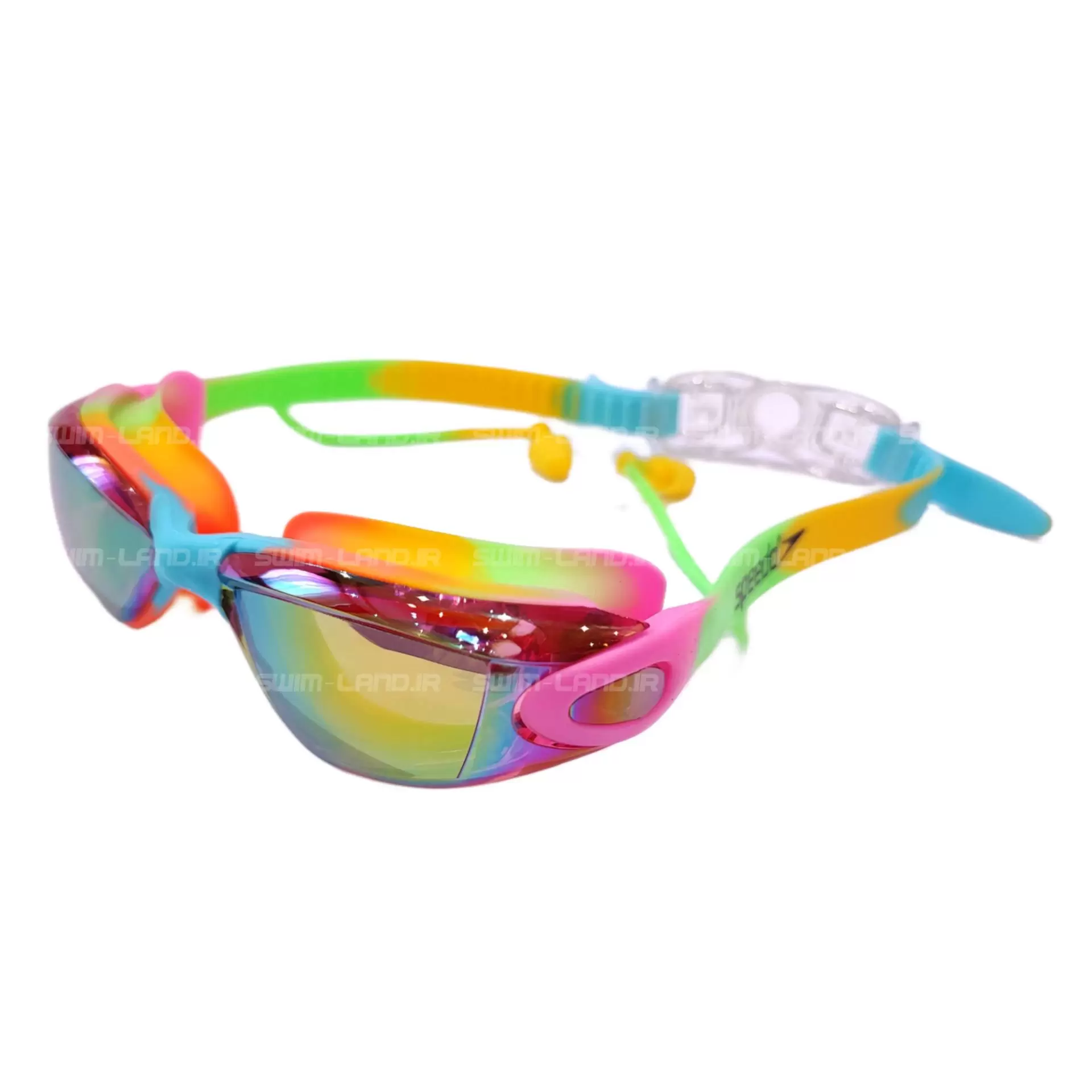 عینک شنا اسپیدو آبی نارنجی perfomance