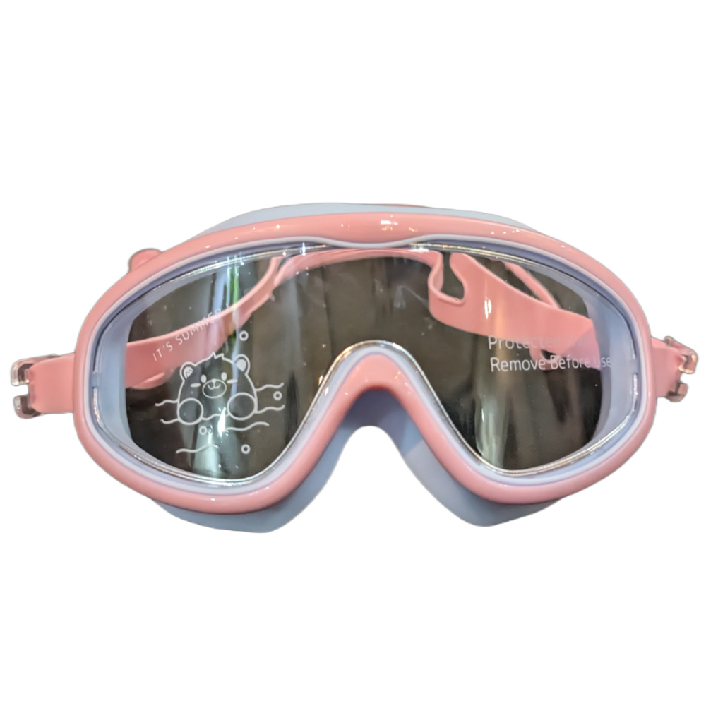 ATL-BIG-11 عینک شنا فرم بزرگ بچگانه VK - صورتی یاسی