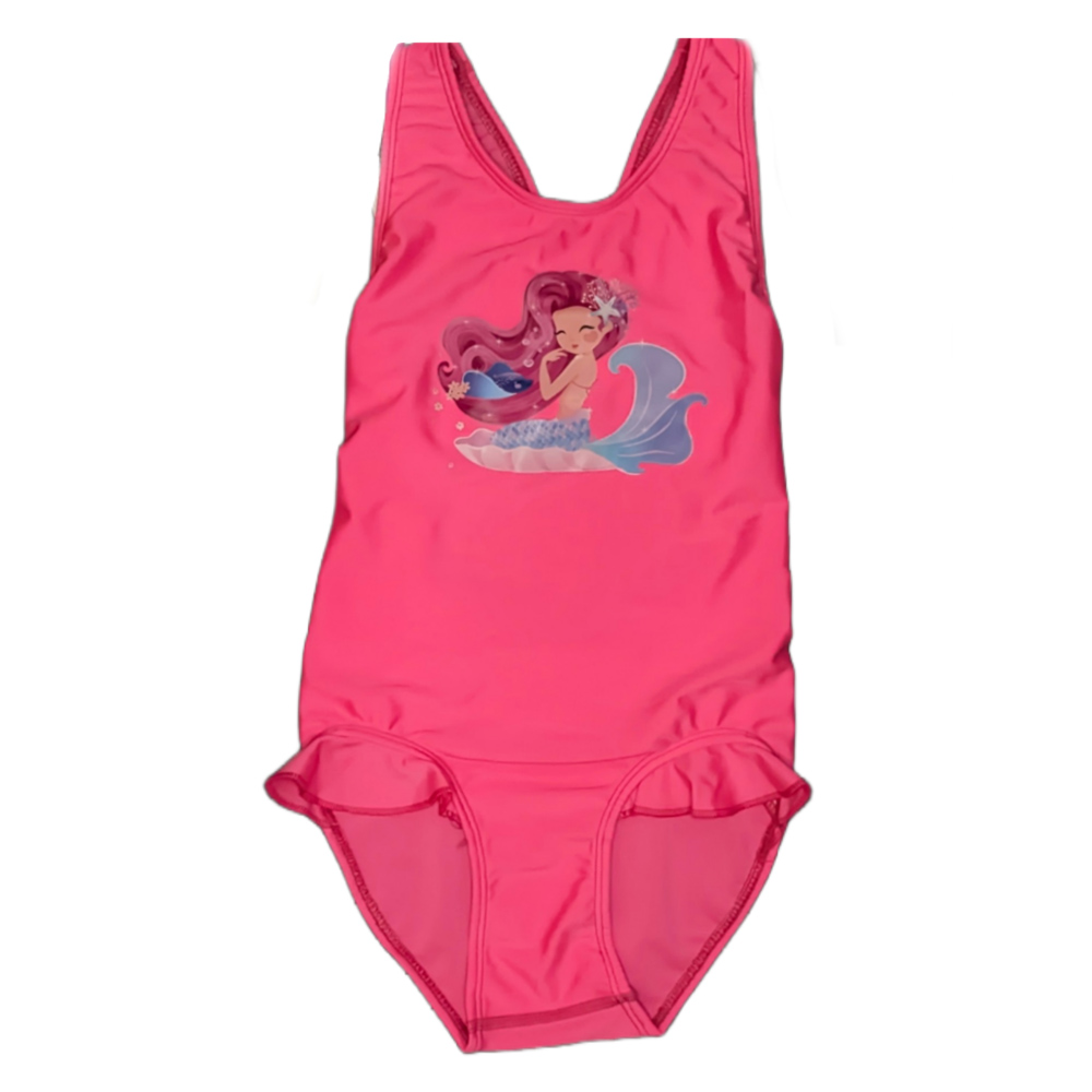 مایو دخترانه لایف صورتی با طرح پری